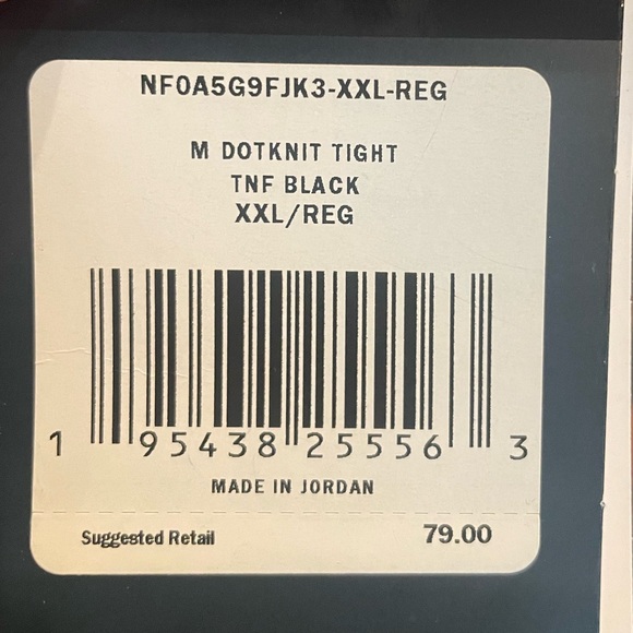 The North Face Men’s Summit Series DotKnit Base Layer Black Tights - Picture 10 of 10